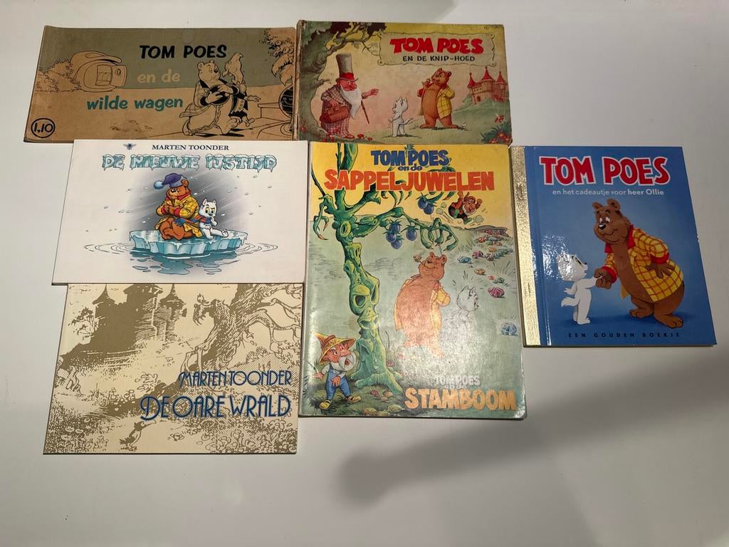 Tom Poes Boeken Collectie - Marten Toonder, Eén stripboek, Ophalen of Verzenden, Gelezen