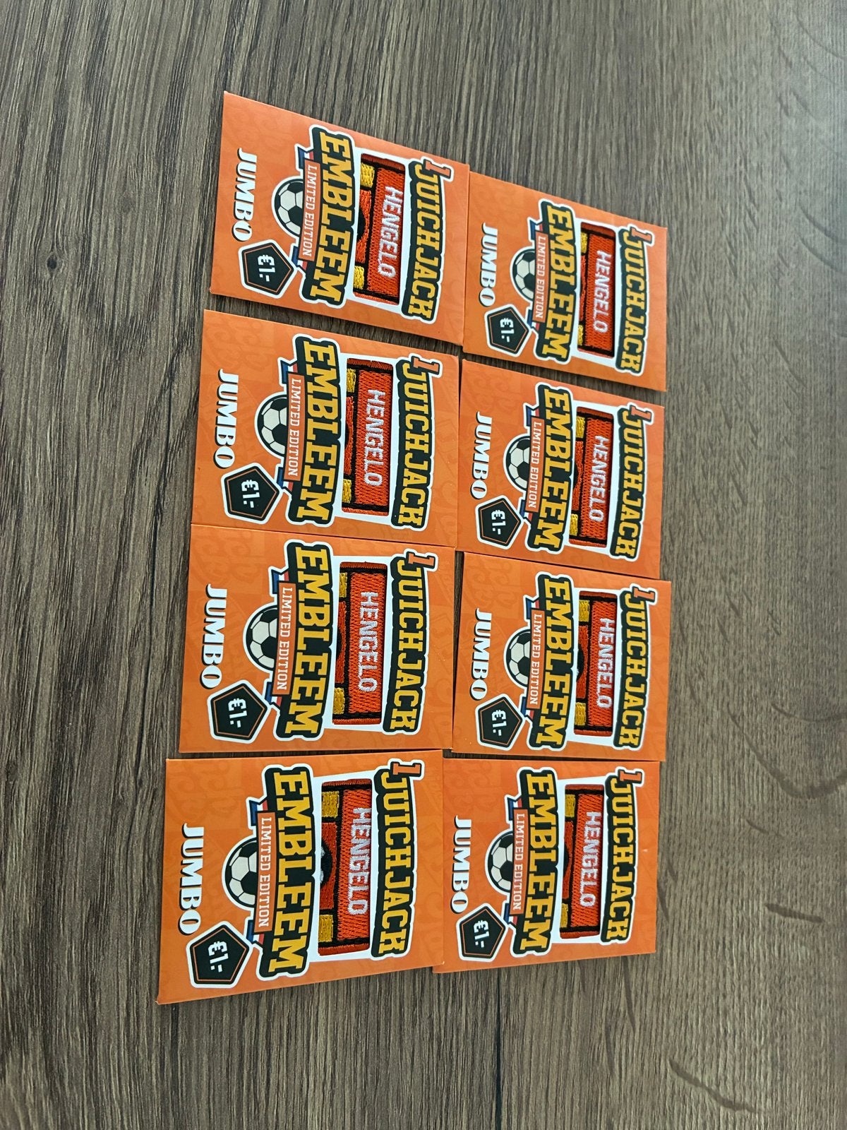 Jumbo Juich Jack Hengelo Emblemen - Limited Edition, Ophalen of Verzenden, Nieuw