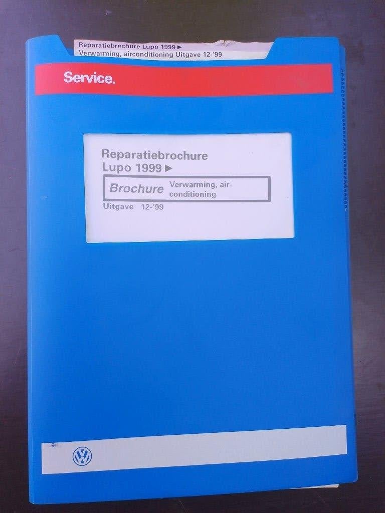 Volkswagen Lupo + 3L dealer werkplaatsboek Airco  verwarming, Ophalen of Verzenden, Gelezen, Volkswagen