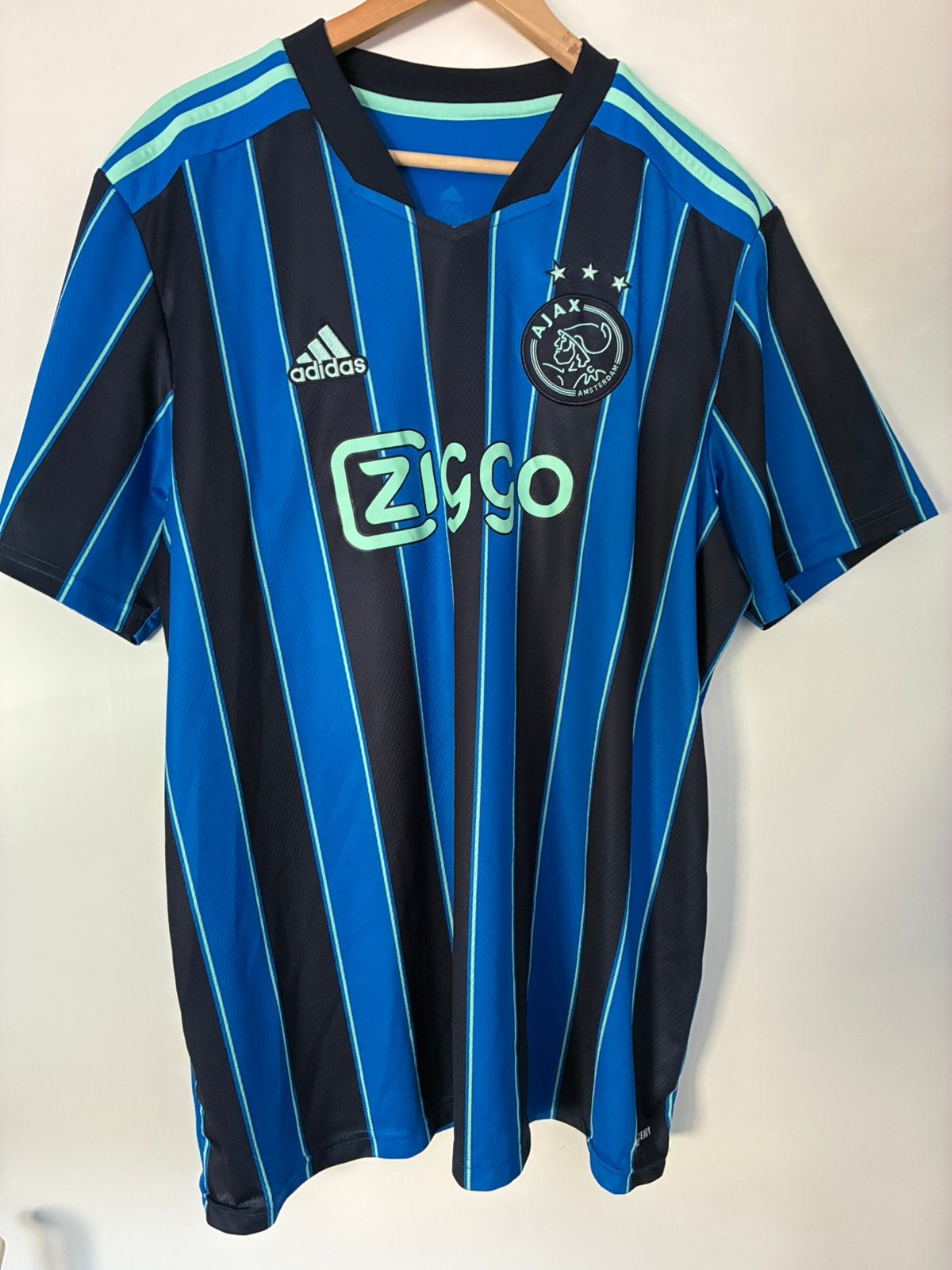 Ajax uitshirt 21/22 maat xxl, Groter dan maat XL, Ophalen of Verzenden, Gebruikt, Shirt