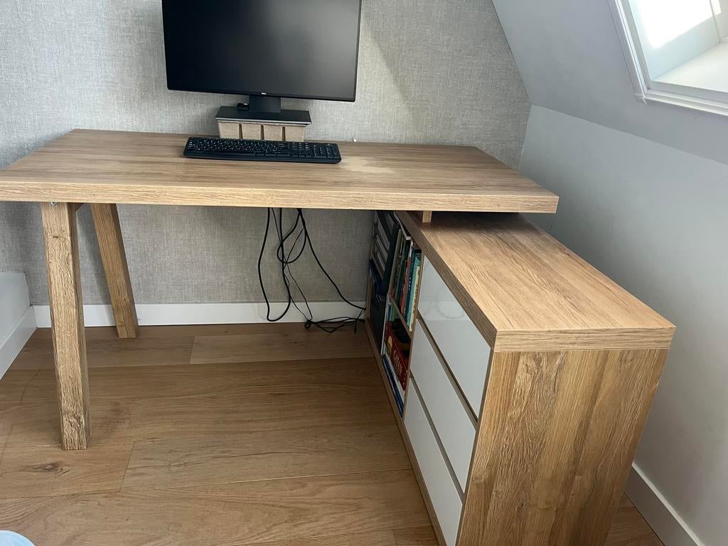 Bureau L-vorm, Ophalen, Zo goed als nieuw