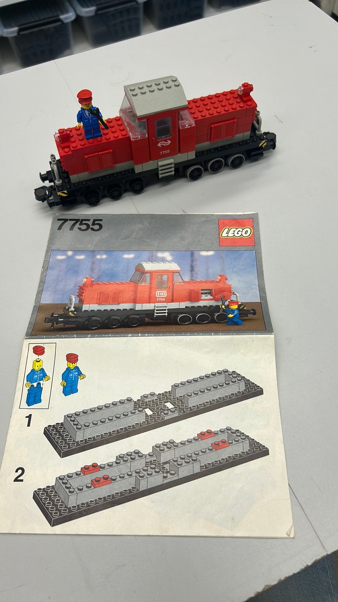 SB2973 Lego trein 7755 12v Loc compleet in top staat, Ophalen of Verzenden, Zo goed als nieuw