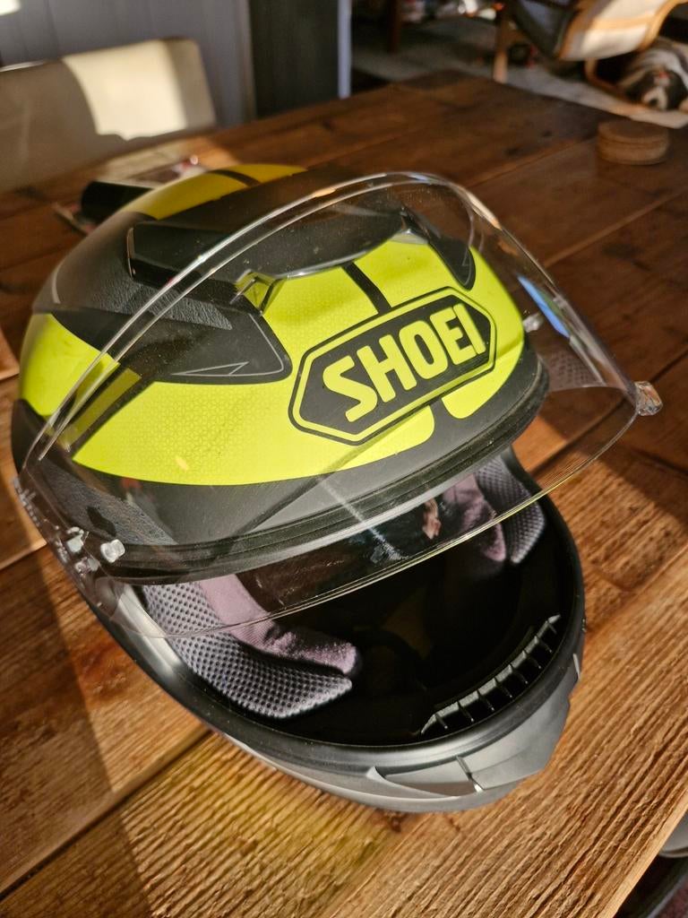 Shoei motorhelm, signaal geel met zwart, Ophalen of Verzenden