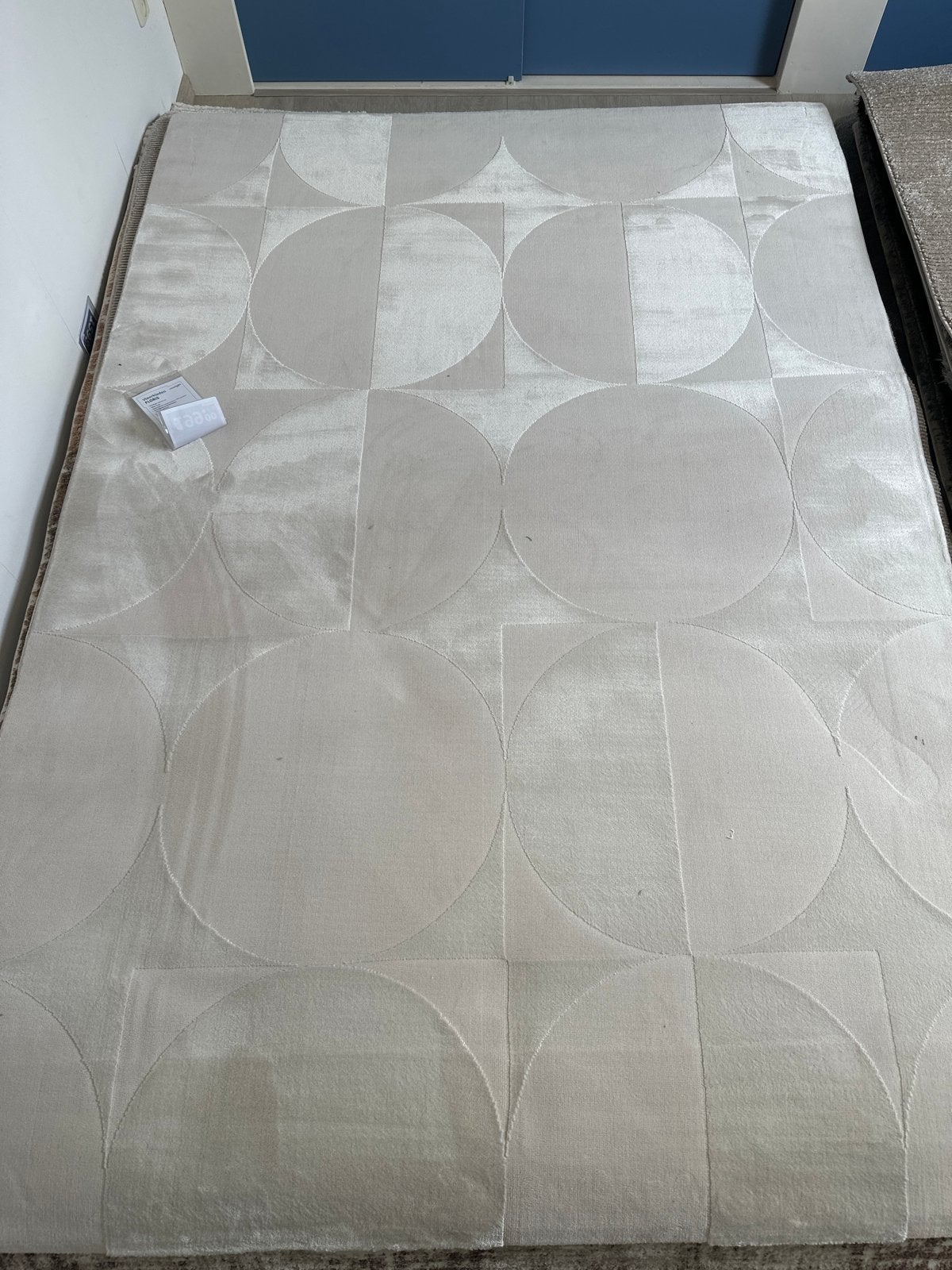 Vloerkleed Floris 160x230 cm Beige, Ophalen, Beige, 150 tot 200 cm, Rechthoekig