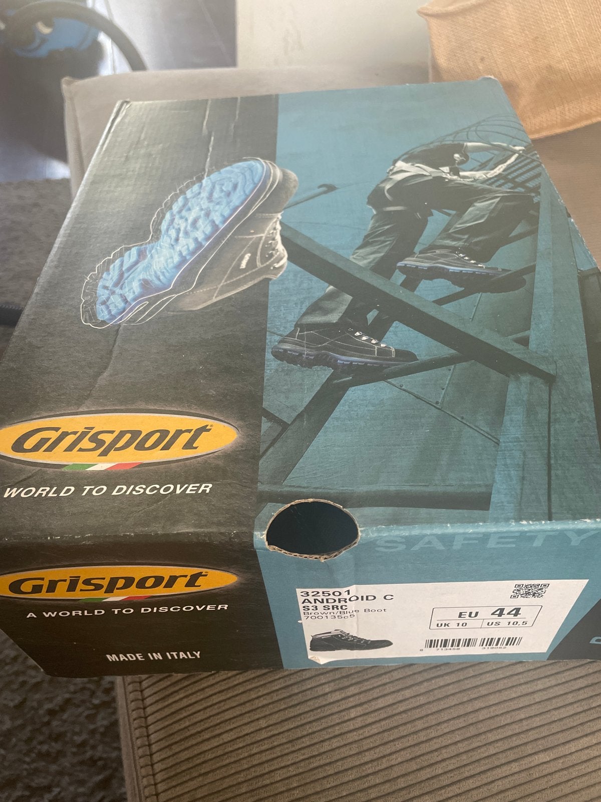 Grisport veiligheidsschoenen S3 SRC - Maat 44, Ophalen of Verzenden, Nieuw