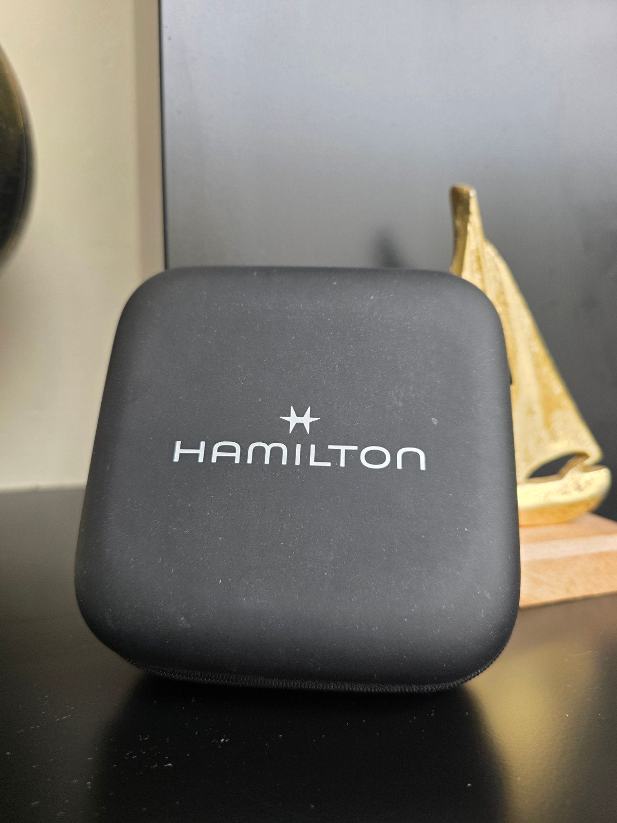 Hamilton horlogebox / reisetui - Zwart, zo goed als nieuw, Softcase, Zwart, Länggasse 85, 2504 Biel/Bienne, Zwitserland, Ophalen of Verzenden