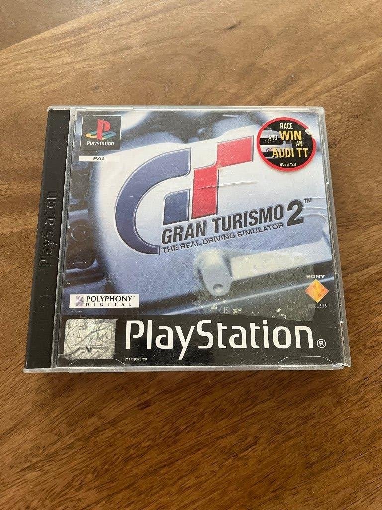 Gran Turismo 2 (PS1) - Gebruikt, disc met lichte krassen, Gebruikt, Racen en Vliegen, 2 spelers, Ophalen of Verzenden