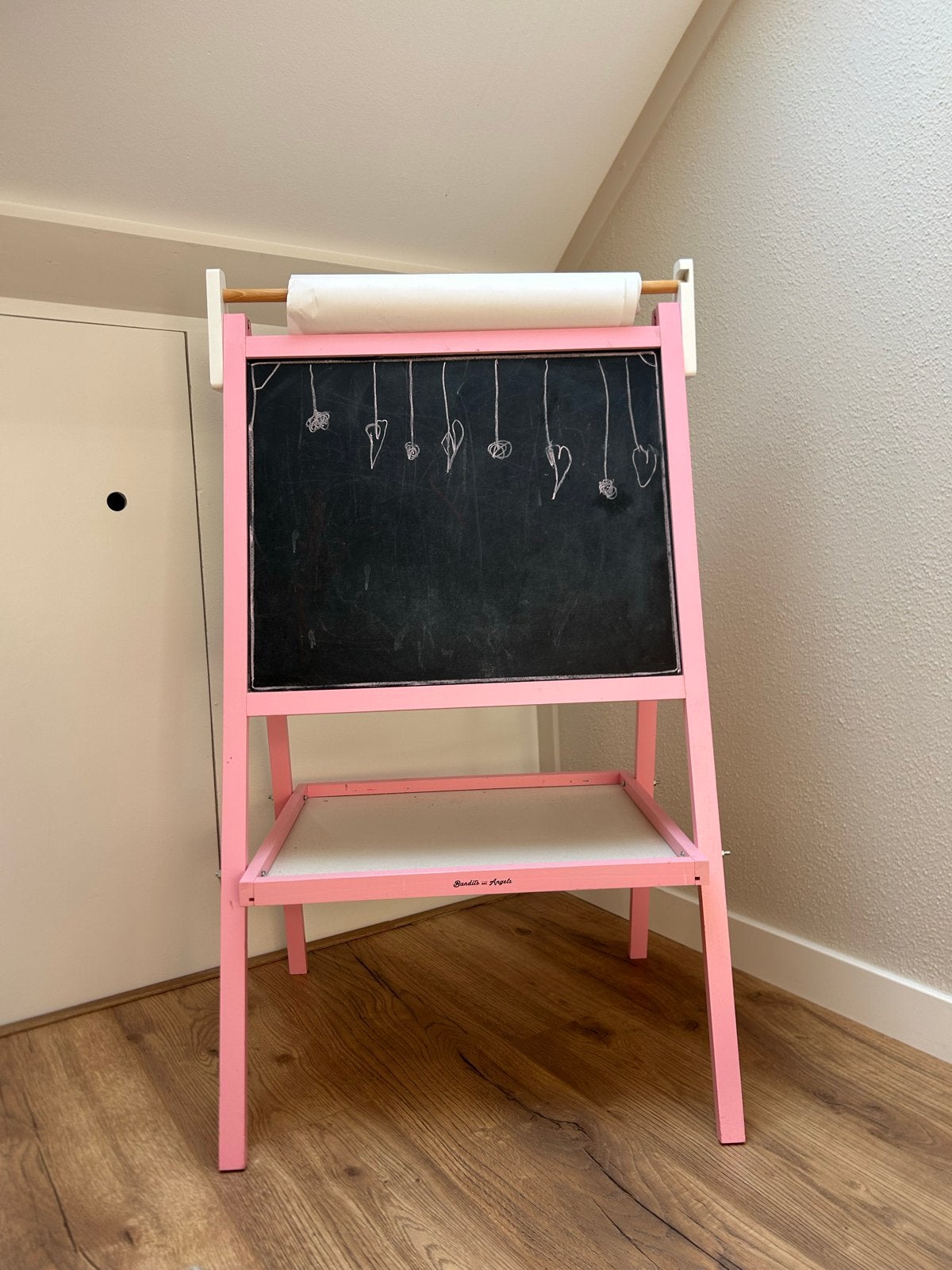 kinder tekenbord / schoolbord met papierrol, Ophalen, Gebruikt, Knutselen