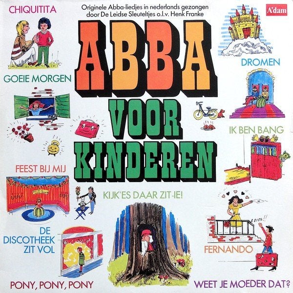 LP - De Leidse Sleuteltjes olv Henk Franke ABBA Voor kinder, LP, Gebruikt, Ophalen of Verzenden, Muziek