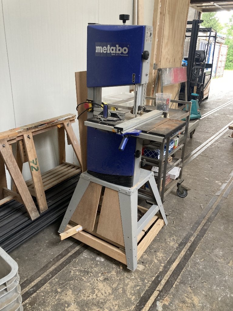 Metabo Bas 317 Precision Lintzaag, Doe-het-zelf en Verbouw, Gereedschap | Zaagmachines, Ophalen, Gebruikt, 70 mm of meer, 600 tot 1200 watt