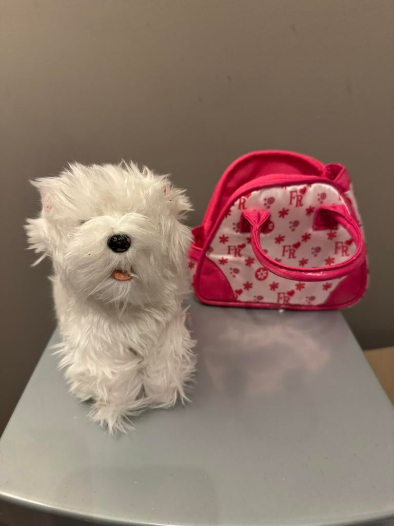 Zgan FurReal friends hond met tasje, Ophalen of Verzenden, Zo goed als nieuw, Hond
