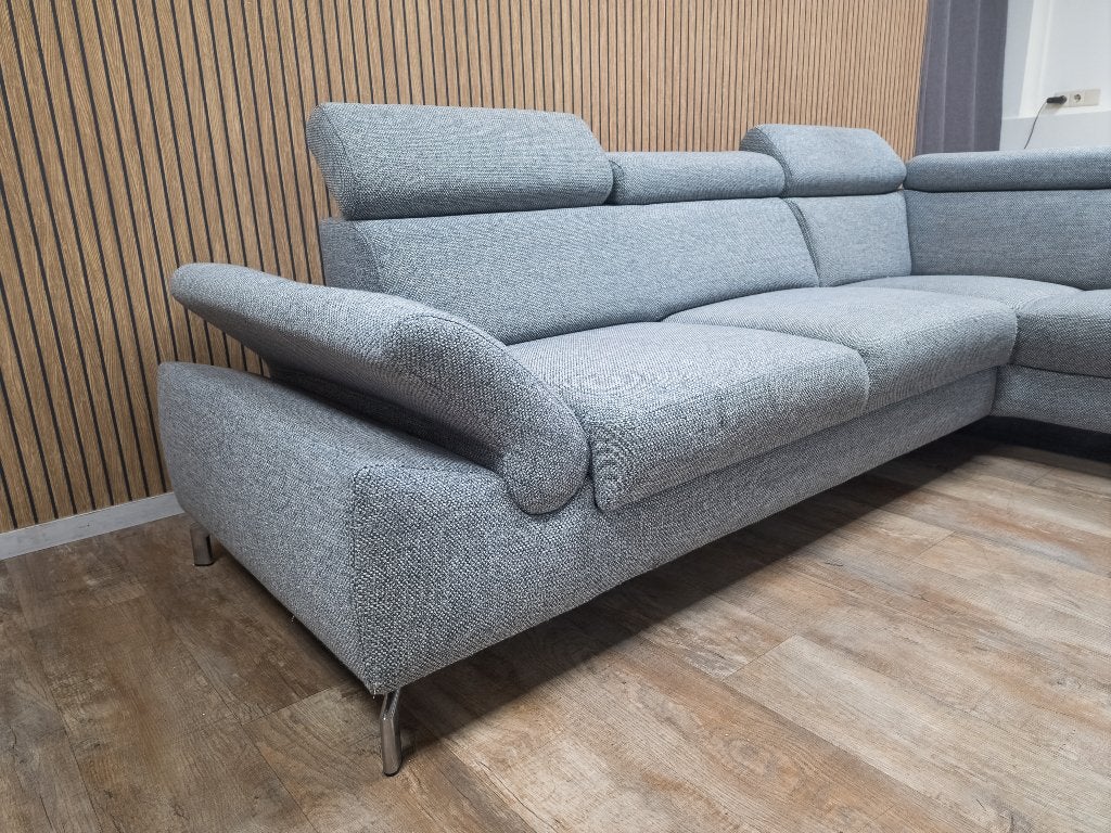 Zeer Mooi Grijs Hoekbank van MONTEL MODENA (Rechts), Info@banxtel.nl, Gebruikt, Hoekbank, Hoekbank