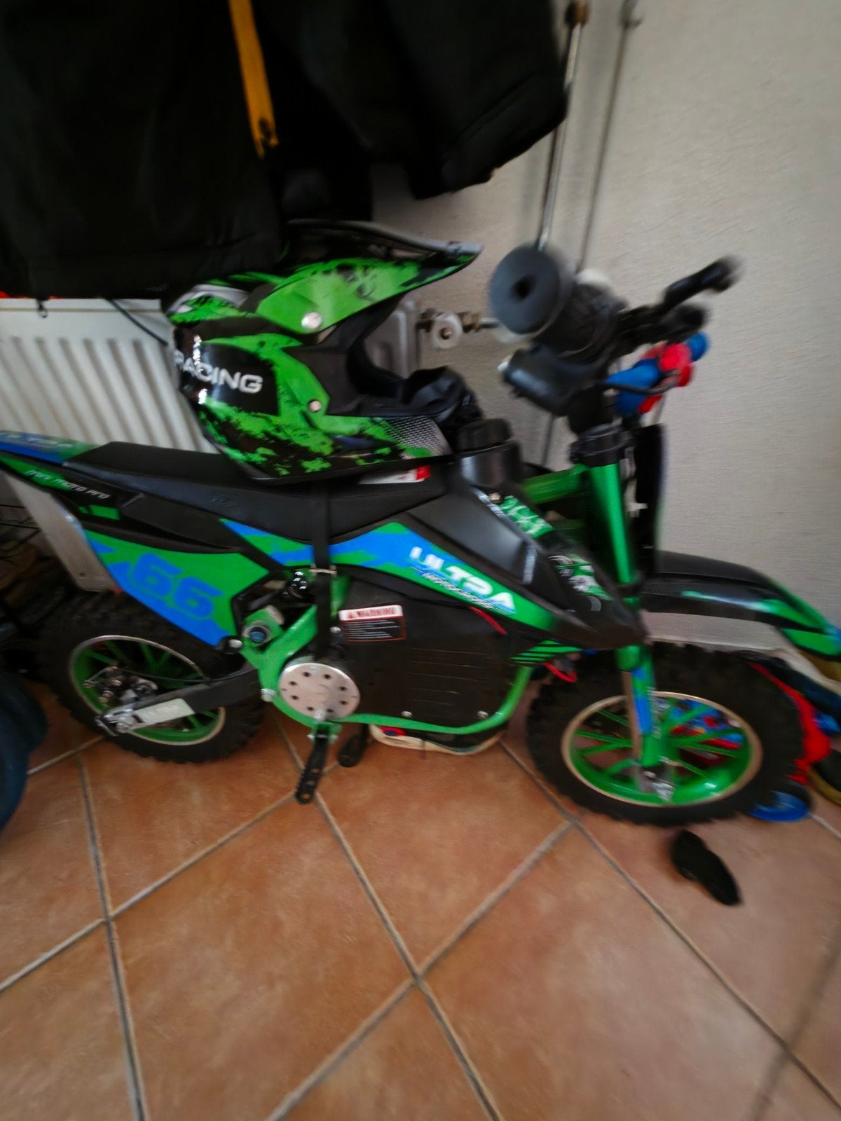 Elektrische Dirtbike voor Kinderen - Zo Goed als Nieuw, Ophalen, Zo goed als nieuw, Schijfrem, Dirtbike