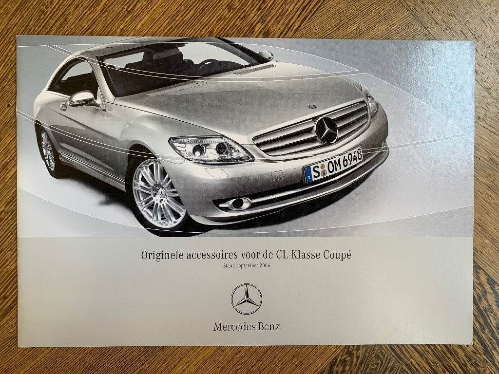 Folder Mercedes-Benz CL-klasse C216 Accessoires 2006, Nieuw, Mercedes-Benz, Mercedes, Ophalen of Verzenden