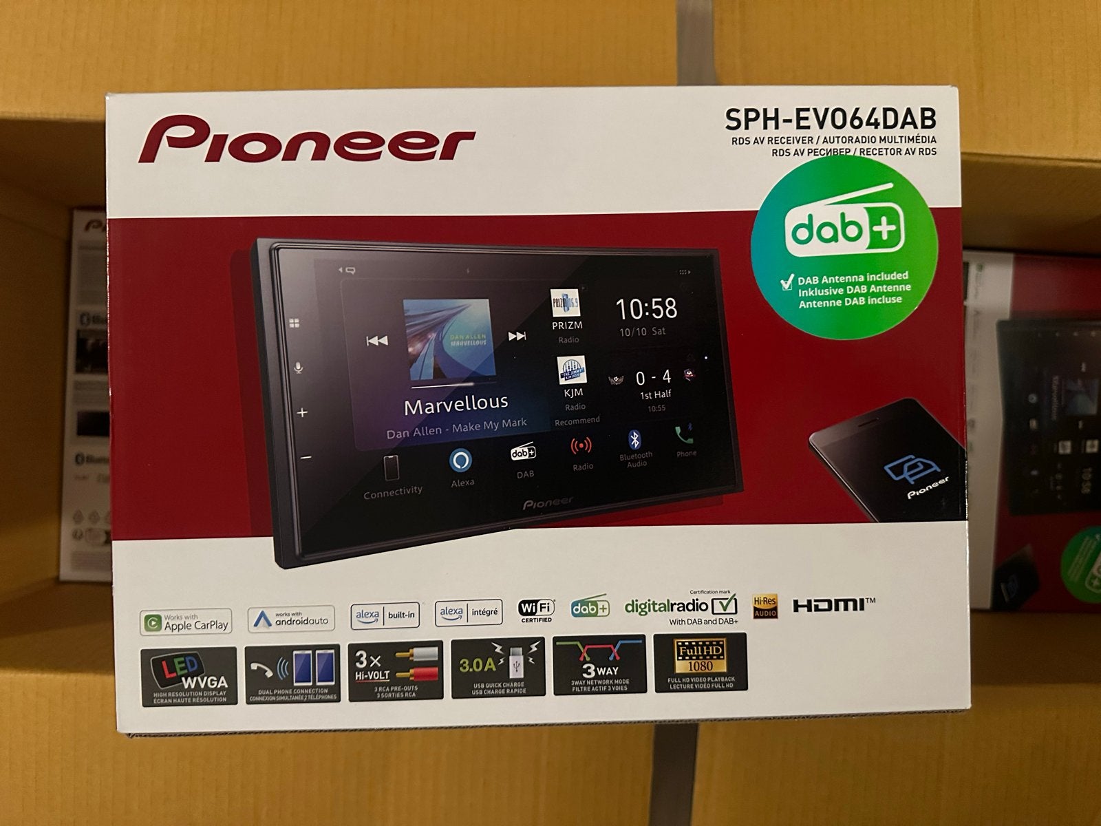 Pioneer SPH-EV064DAB Autoradio Multimedia Receiver, Ophalen of Verzenden, Nieuw