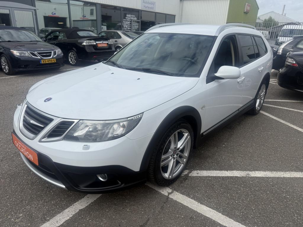 Saab 9-3x 2.0 T Aero XWD Automaat (bj 2009), Automaat, Gebruikt, 4 cilinders, Wit