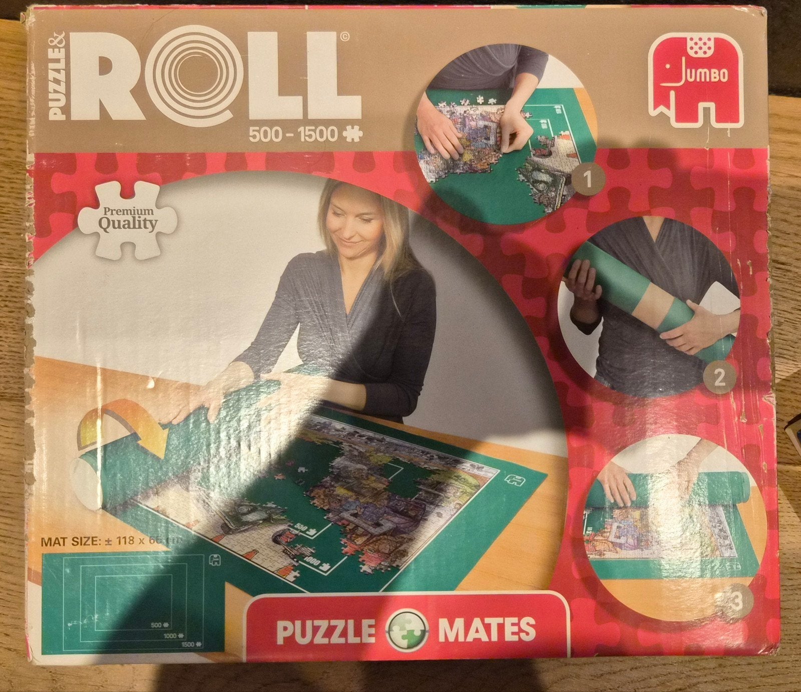 Jumbo Puzzle Mates Puzzelmat 500-1500 stukjes, Ophalen, 500 t/m 1500 stukjes, Zo goed als nieuw, Legpuzzel