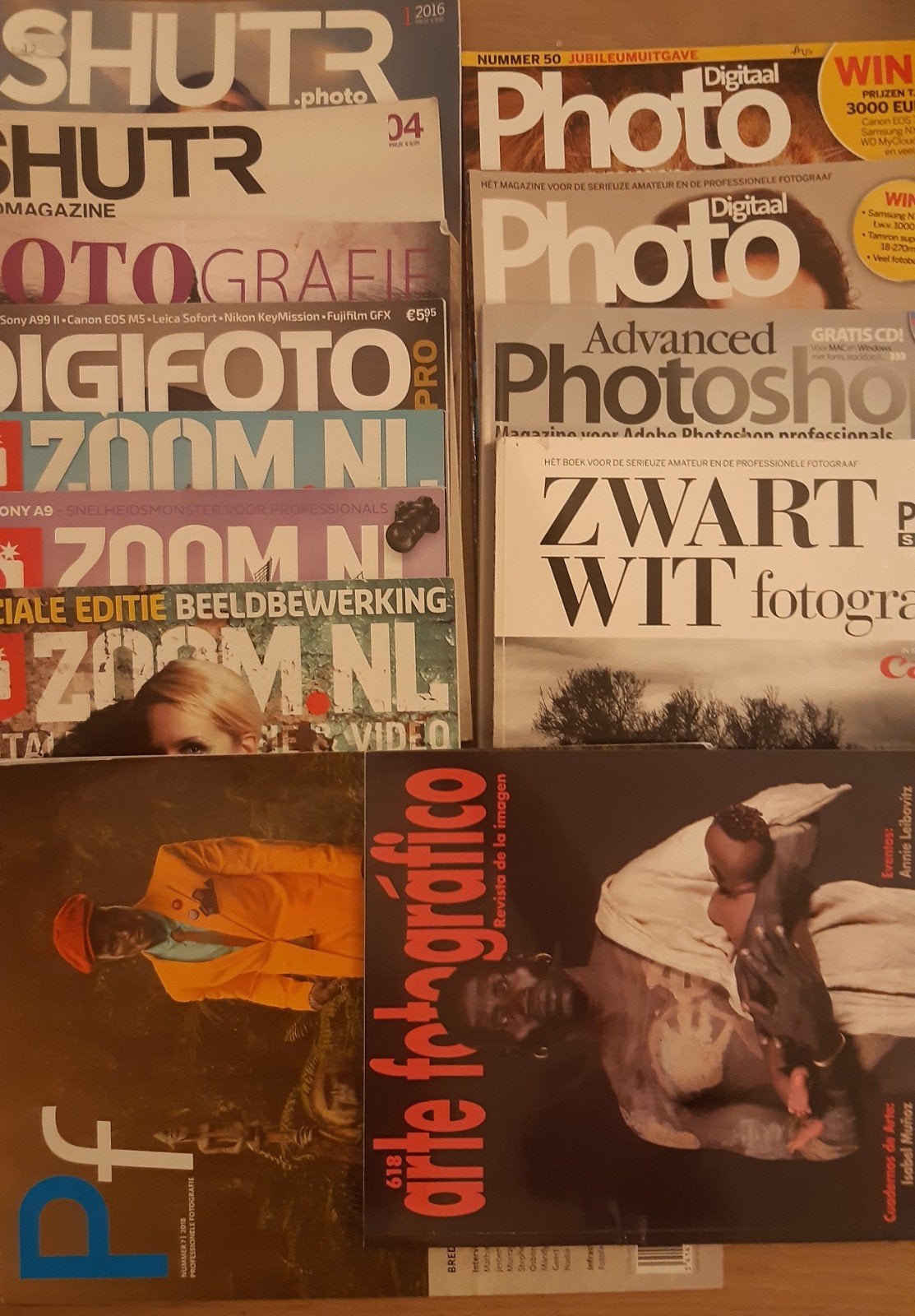 ZOOM fototijdschriften €1,25 pst zie omschrijving, Verzenden, Overige typen