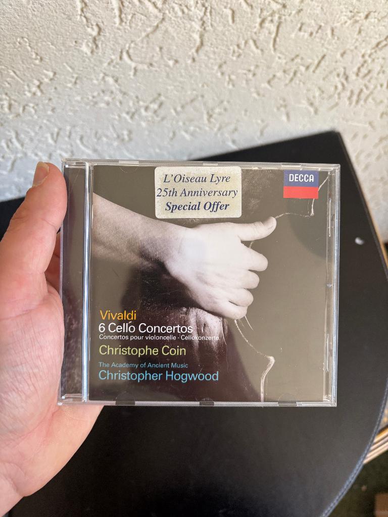 Vivaldi, Christophe Coin - 6 Cello Concertos, Ophalen of Verzenden, Classicisme, Zo goed als nieuw, Kamermuziek