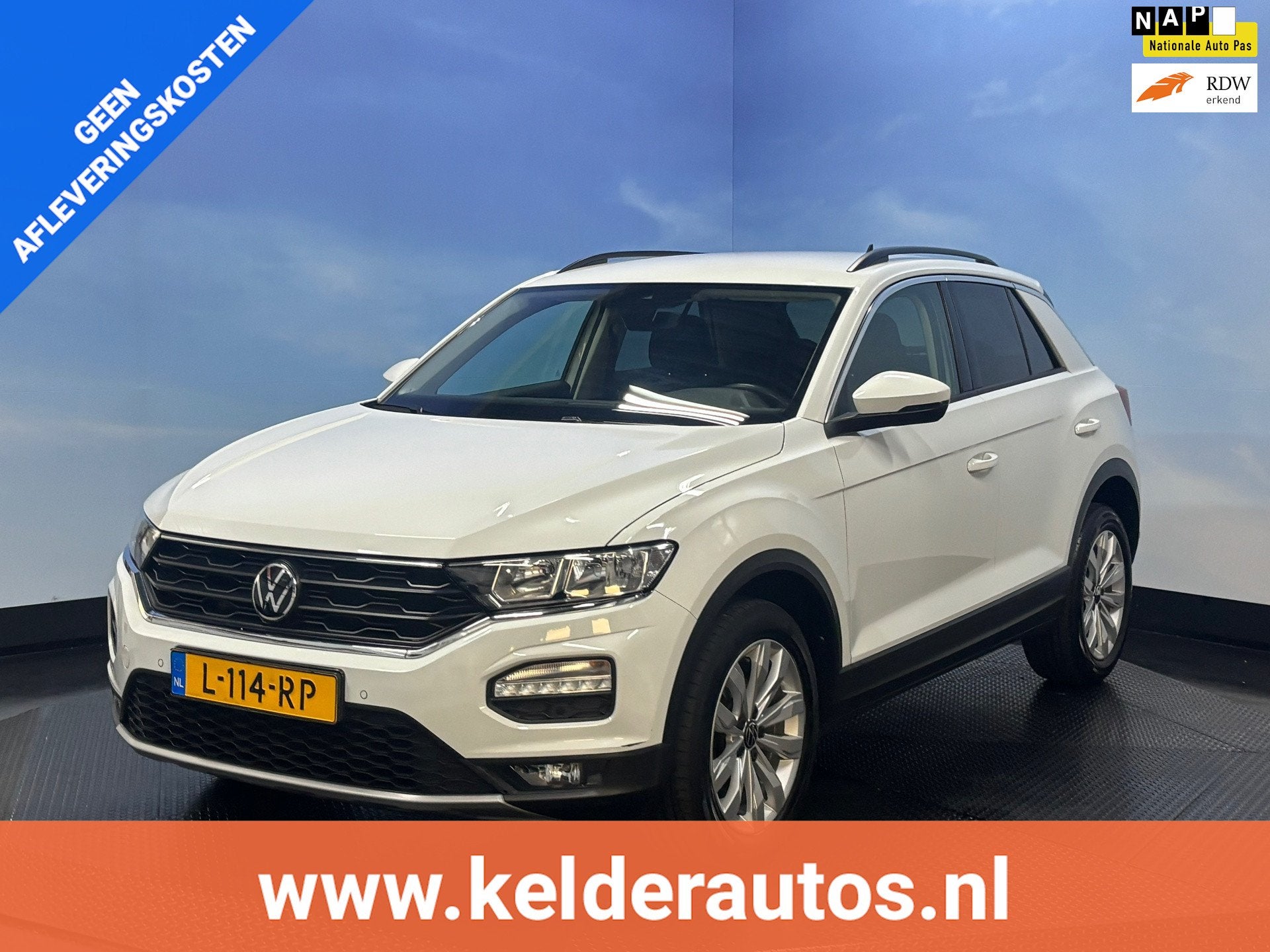 Volkswagen T-Roc 1.0 TSI Style Navi | Clima | Cruise | PDC, Voorwielaandrijving, Stof, Gebruikt, Euro 6
