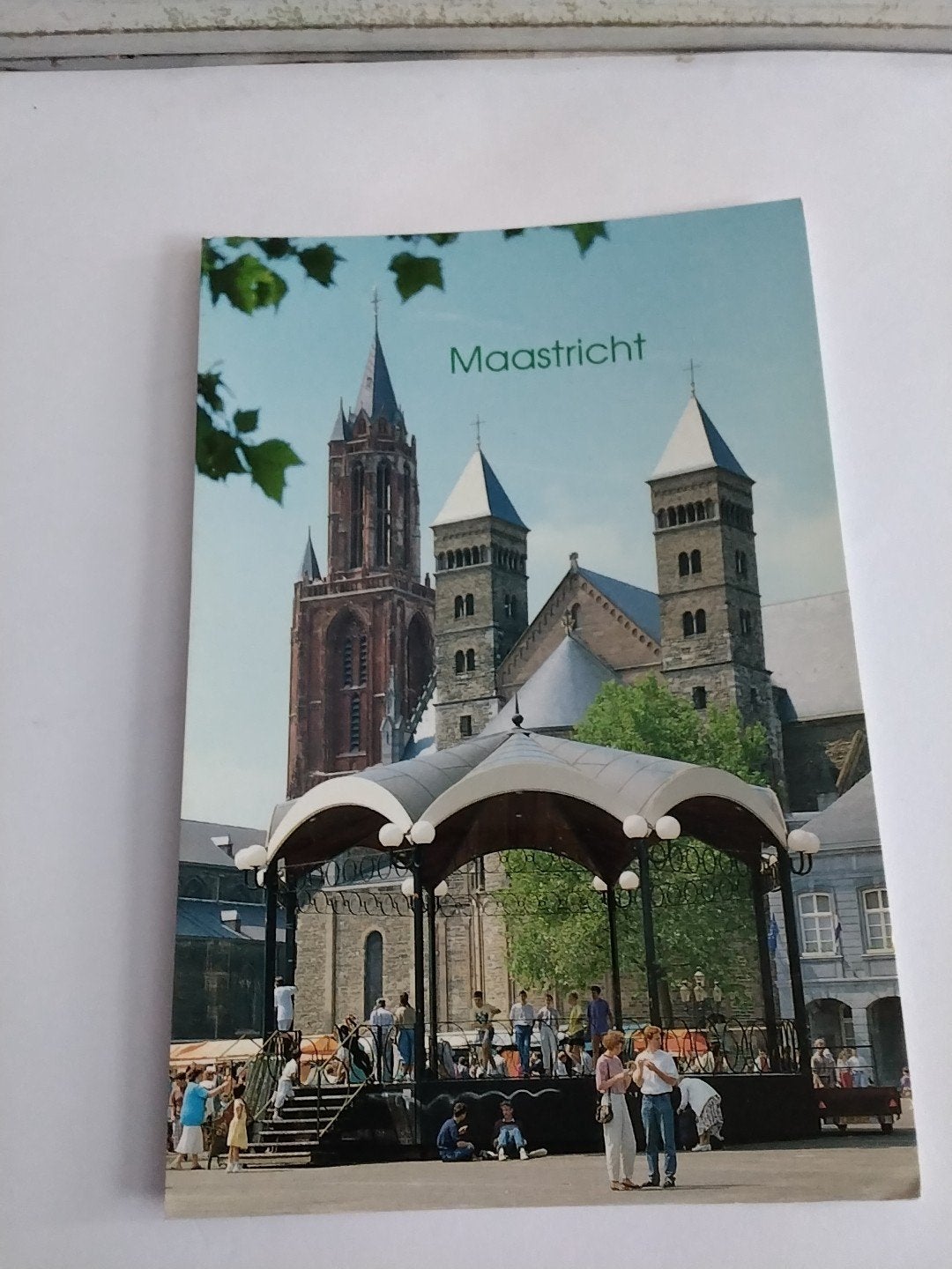 kaart Maastricht: Sint Janskerk en Sint Servaas Basili, Ophalen of Verzenden, 1980 tot heden, Ongelopen, Limburg