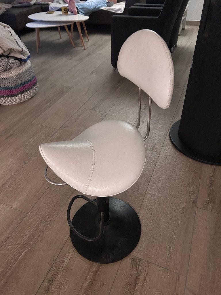 Beauty tabouret, Ophalen, Zo goed als nieuw, Wit, Bureaukruk