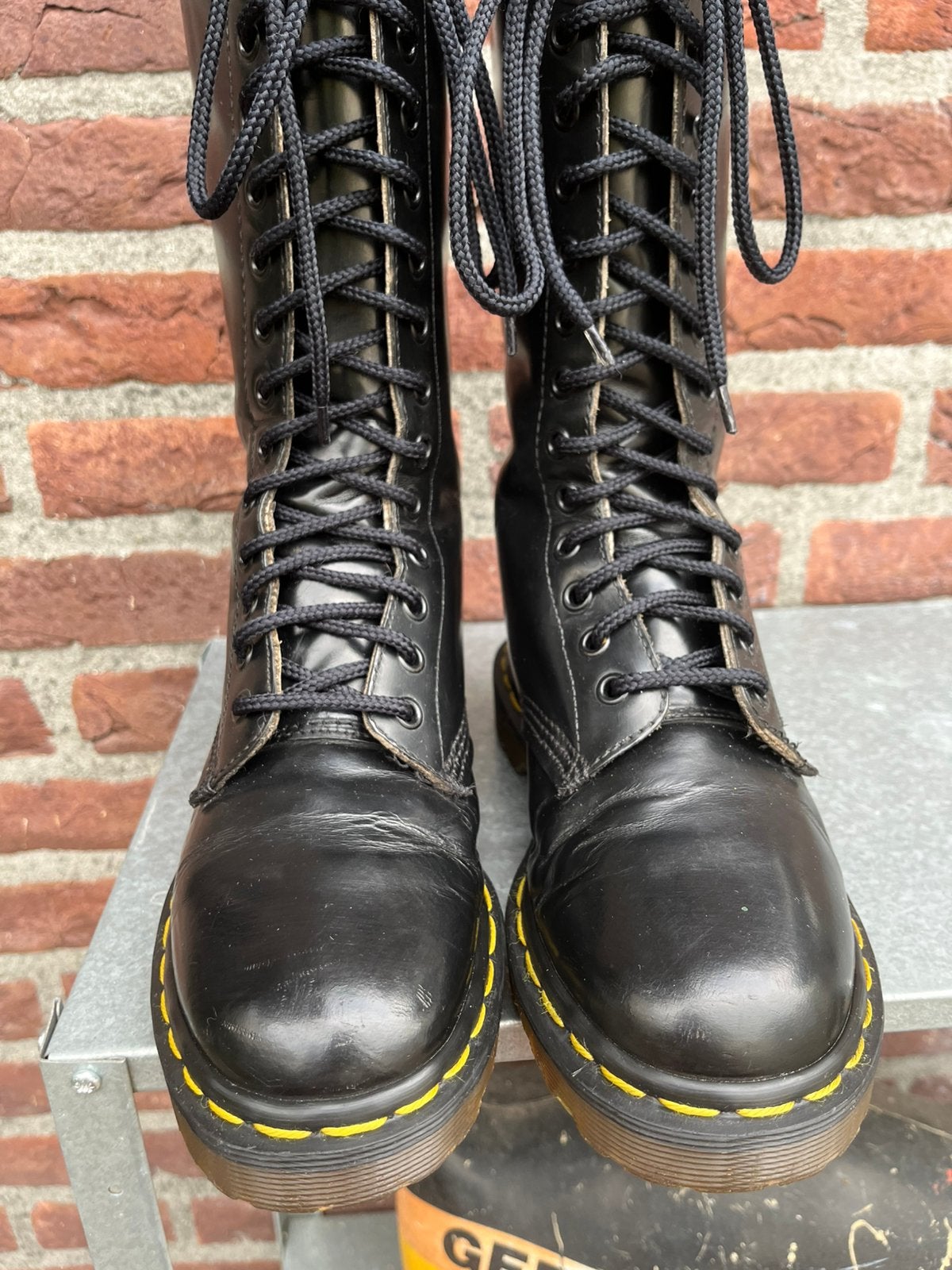 Dr. Martens MIE 14-Eye Mid calf commando laarzen Uk 4/ Eu 37, Hoge laarzen, Dr. Martens, Docs, Zwart