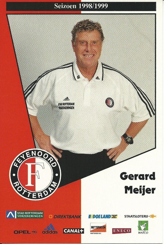 1998-1999 fotokaart Feyenoord 14x, Verzamelen, Verzenden, Zo goed als nieuw, Feyenoord, Overige typen