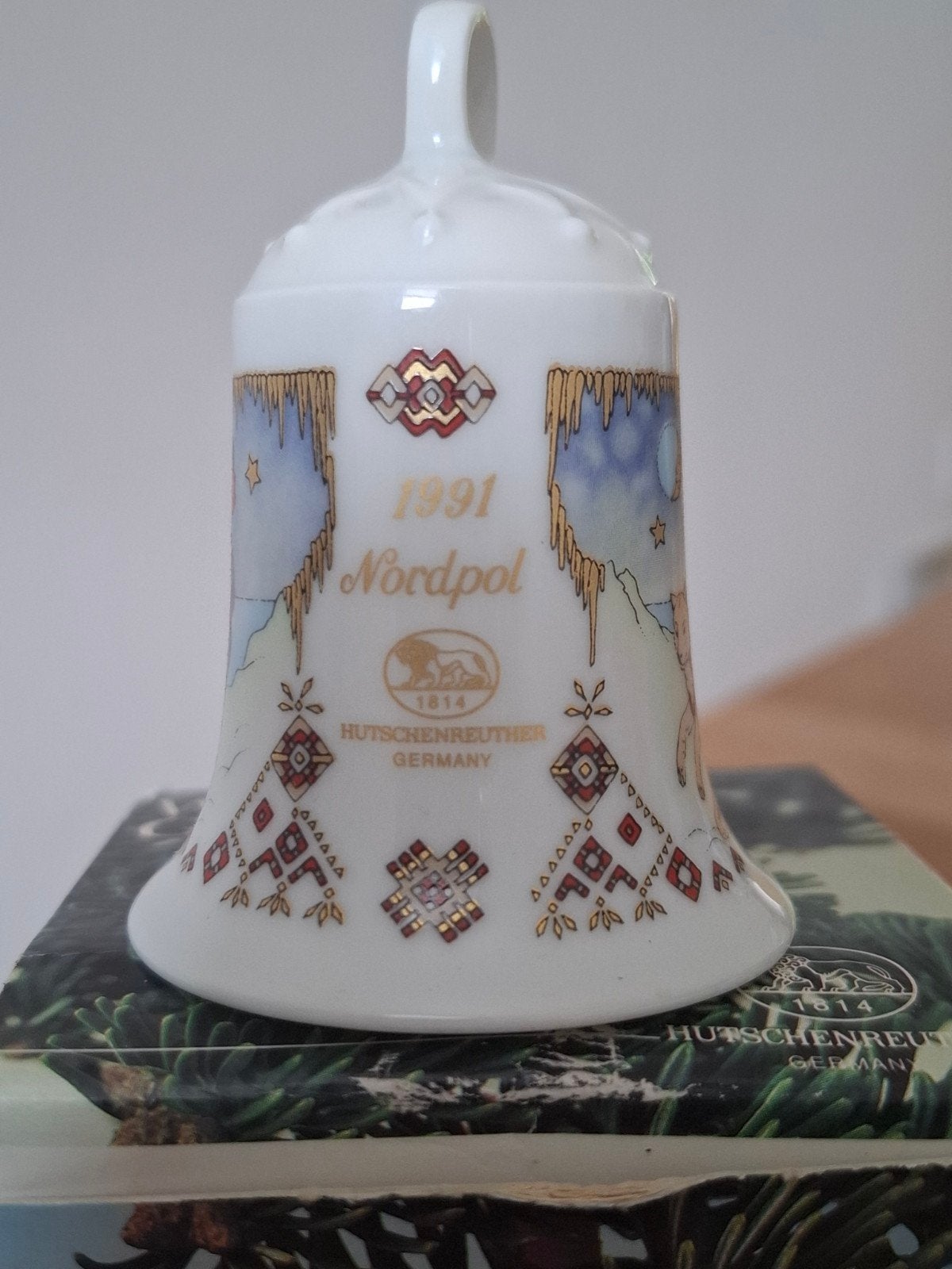 Porseleinen Kerstklokje 1991 Hutschenreuther ., Ophalen of Verzenden, Nieuw