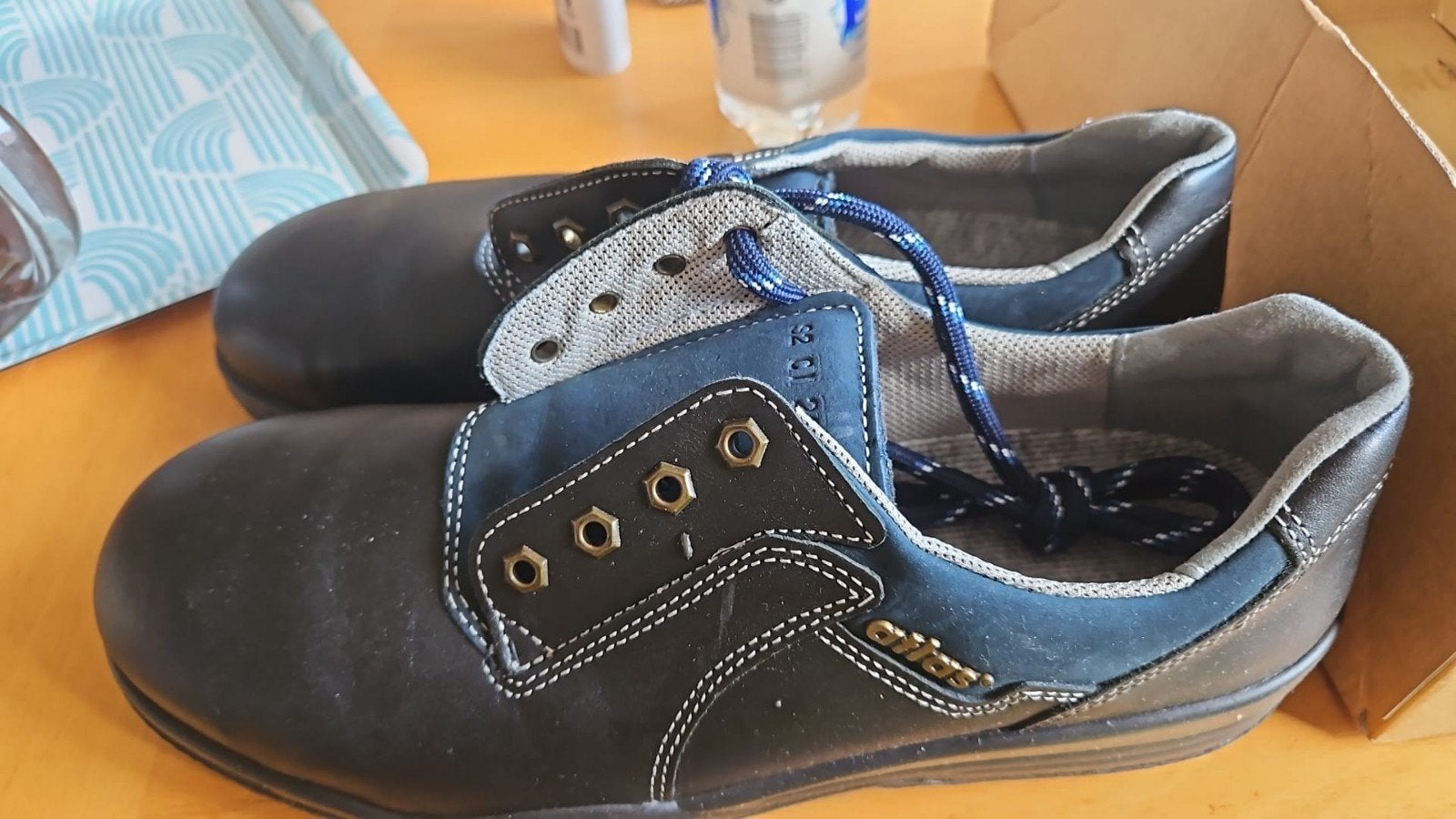 Atlas Werkschoenen Maat 44 - Veiligheidsschoenen, Tuin en Terras, Werkkleding, Ophalen, Gebruikt, Heren, Schoenen