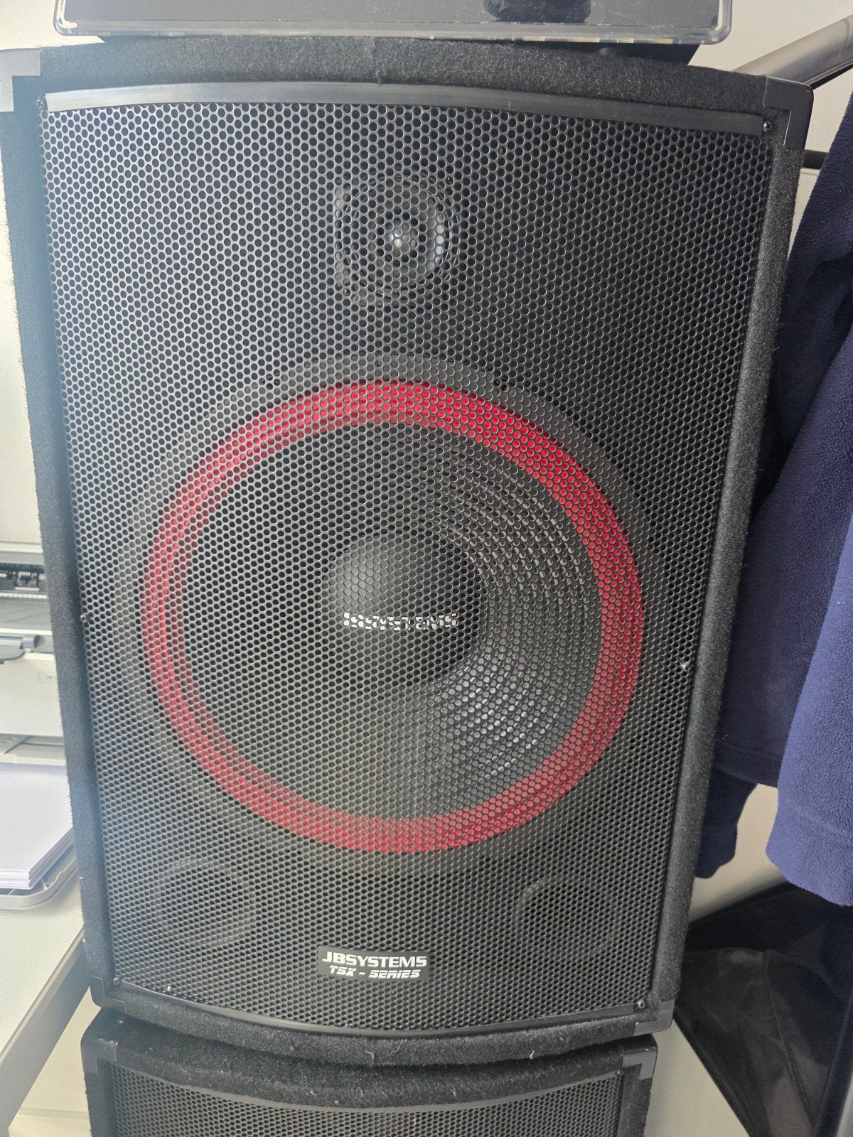 JB Systems TSX-serie speakerset - Krachtig geluid, Gebruikt, Speakerset, Ophalen, 150 watt of meer
