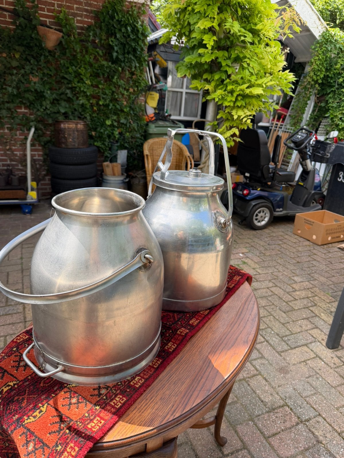 Melk emmers, Tuin en Terras, Ophalen, Gebruikt