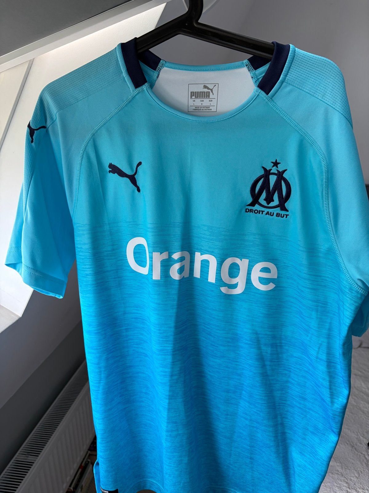 Puma Olympique Marseille thuisshirt maat L, Maat 52/54 (L), Zo goed als nieuw, Voetbal, Verzenden