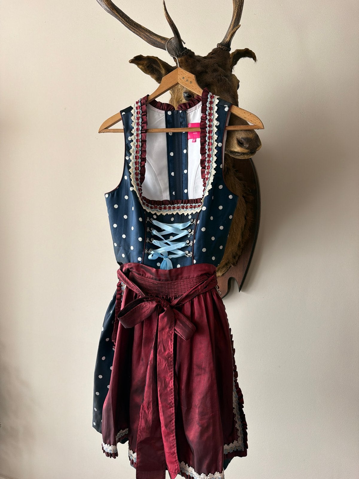 Mooie Dirndl - Valt klein (maat 34/36), Ophalen of Verzenden, Gedragen, Maat 34 (XS) of kleiner, Meerkleurig