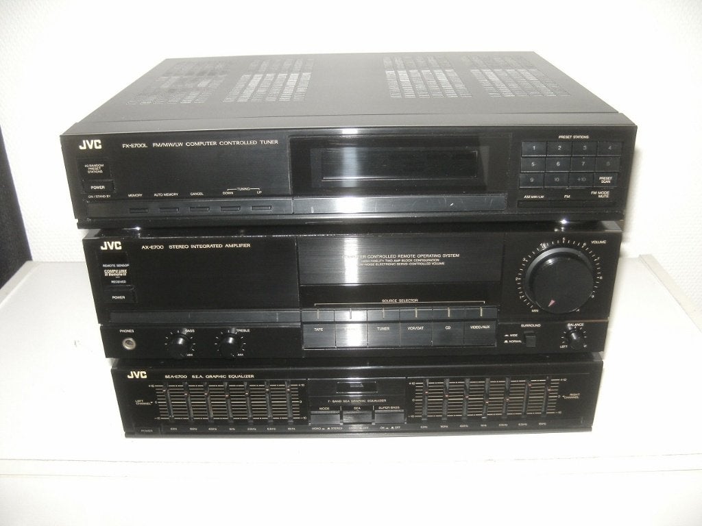 JVC set. Tuner, versterker en equalizer. Losse componenten, Ophalen, Gebruikt, JVC, Tuner of Radio