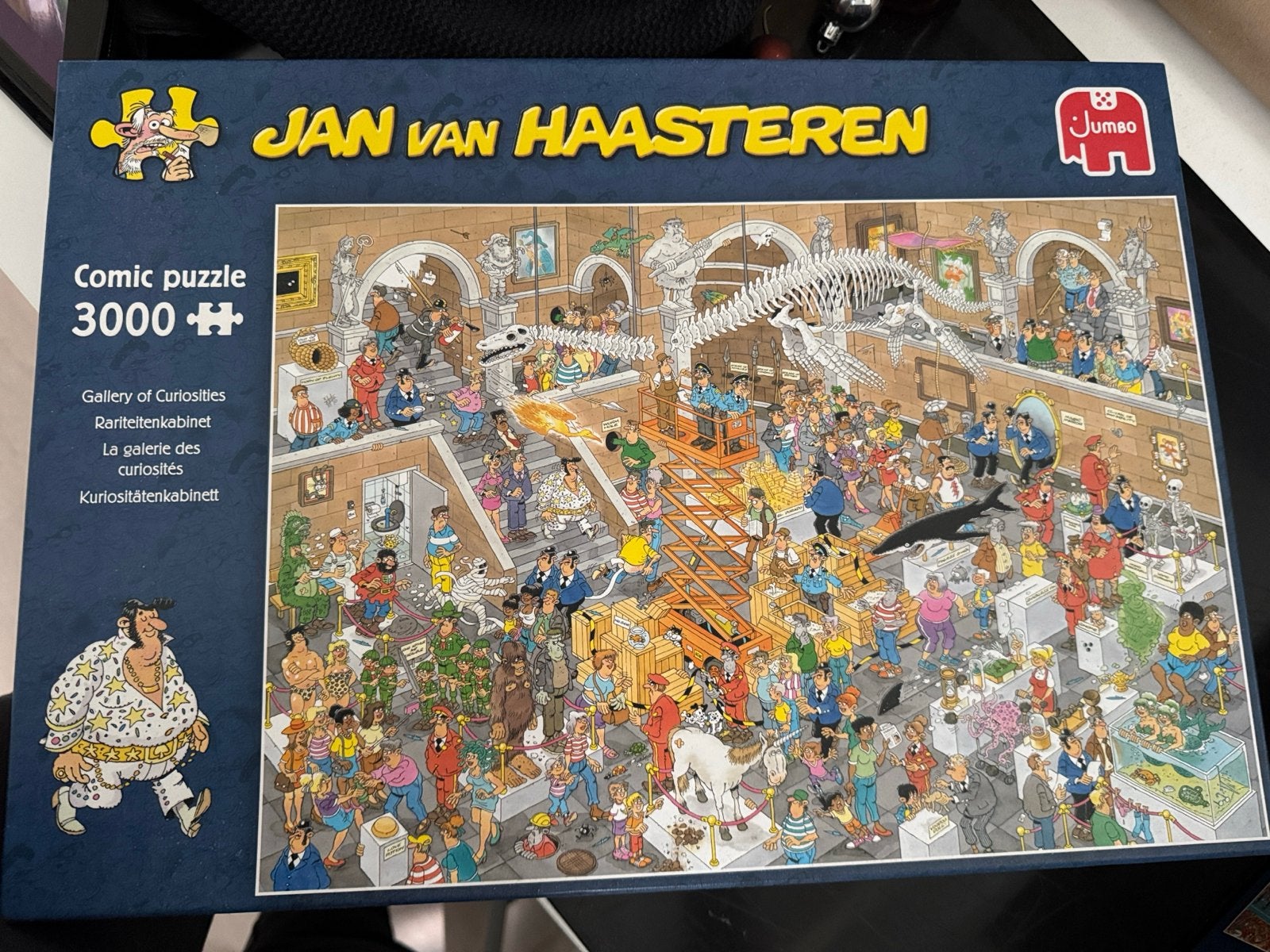 Drie Jan van Haasteren puzzels - 1000, 2000, 3000 stukjes, Ophalen of Verzenden, Zo goed als nieuw, Legpuzzel