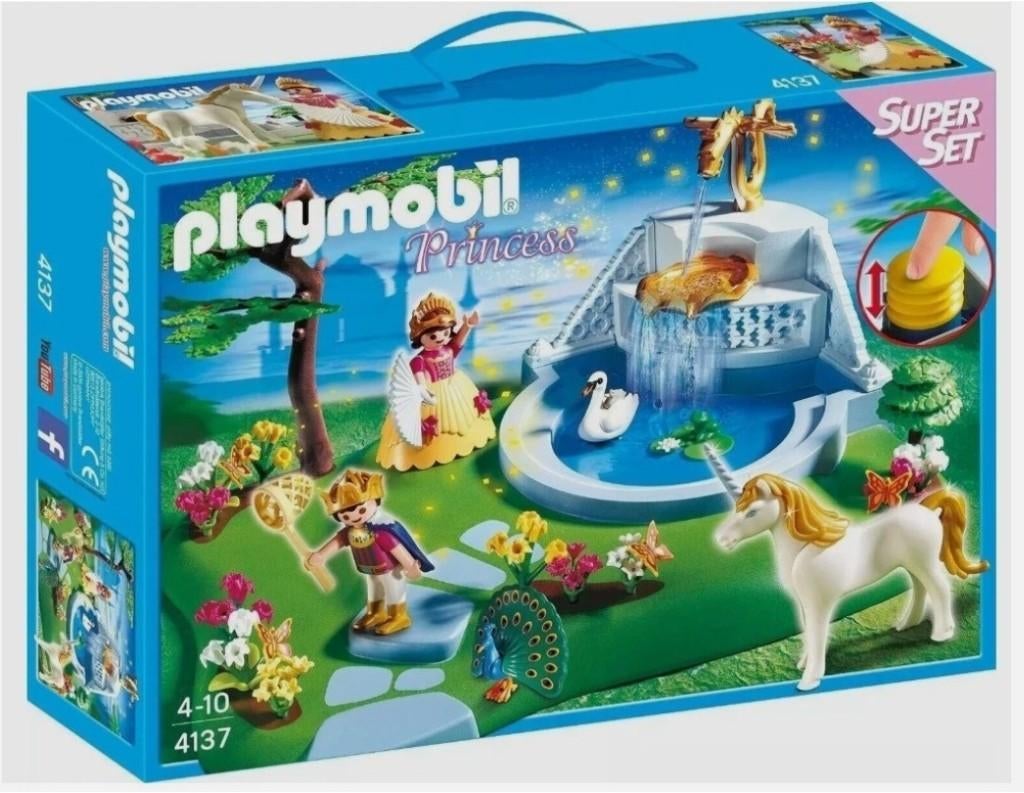 Playmobil Princess 4137 - Royal Fountain with Unicorn NIEUW, Ophalen of Verzenden, Nieuw, Complete set
