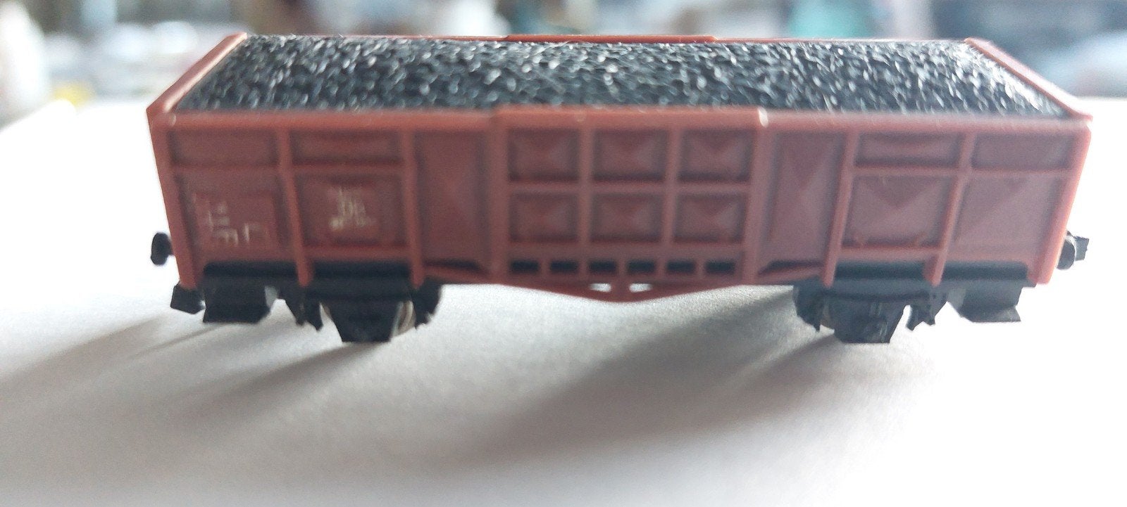 NLK 1028 HOGE BAKWAGON GELADEN 1/160, Gelijkstroom, Wagon, Ophalen of Verzenden, Zo goed als nieuw