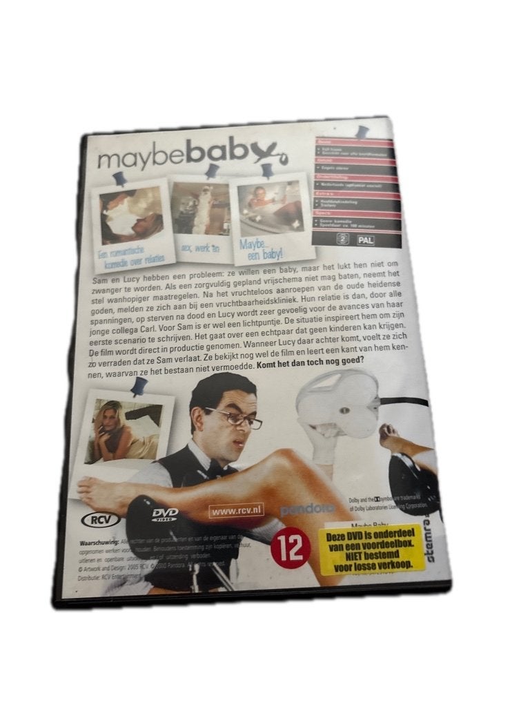 Maybe Baby DVD - Romantische komedie met Rowan Atkinson, Cd's en Dvd's, Dvd's | Komedie, Vanaf 12 jaar, Verzenden, Gebruikt, Romantische komedie