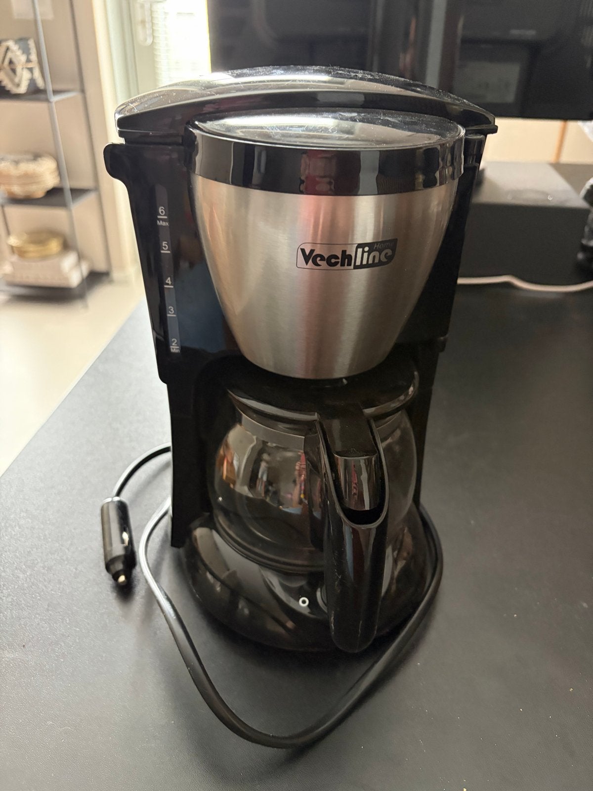 VechiLine Koffiezetapparaat 12V voor Auto/Boot/Camper, Gebruikt, Koffiemachine, Gemalen koffie, Ophalen of Verzenden