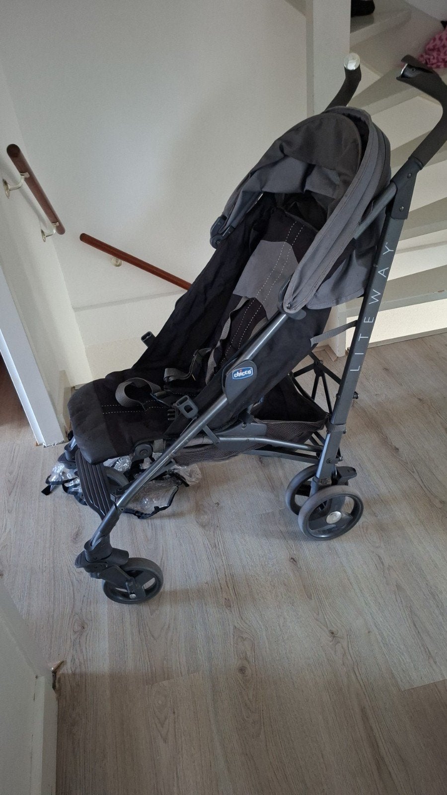 Chicco liteway buggy, Kinderen en Baby's, Ophalen, Gebruikt, Regenhoes