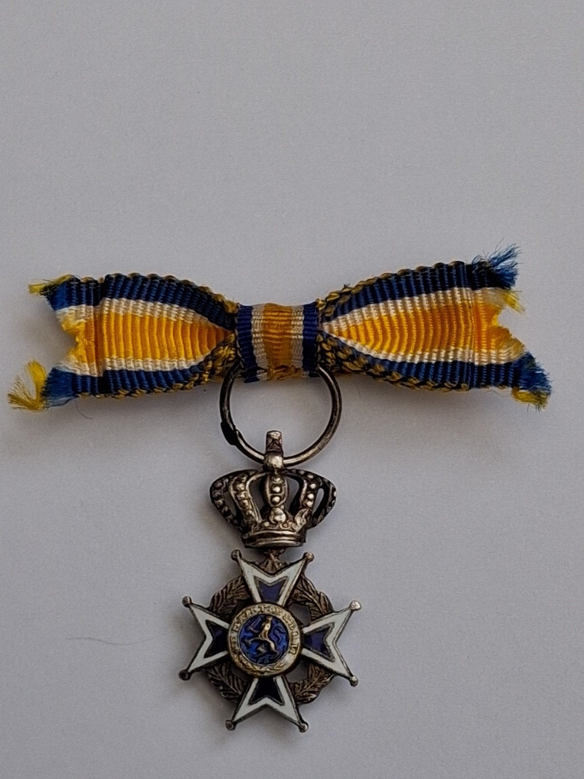 Ere Medaille Mini.Ridder Oranje Nassau.Dames opmaak.Zilver., Verzenden, Landmacht, Nederland, Lintje, Medaille of Wings
