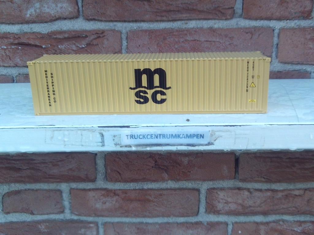 Tekno  M.S.C.  Container., Ophalen of Verzenden, Nieuw, Bus of Vrachtwagen, Tekno