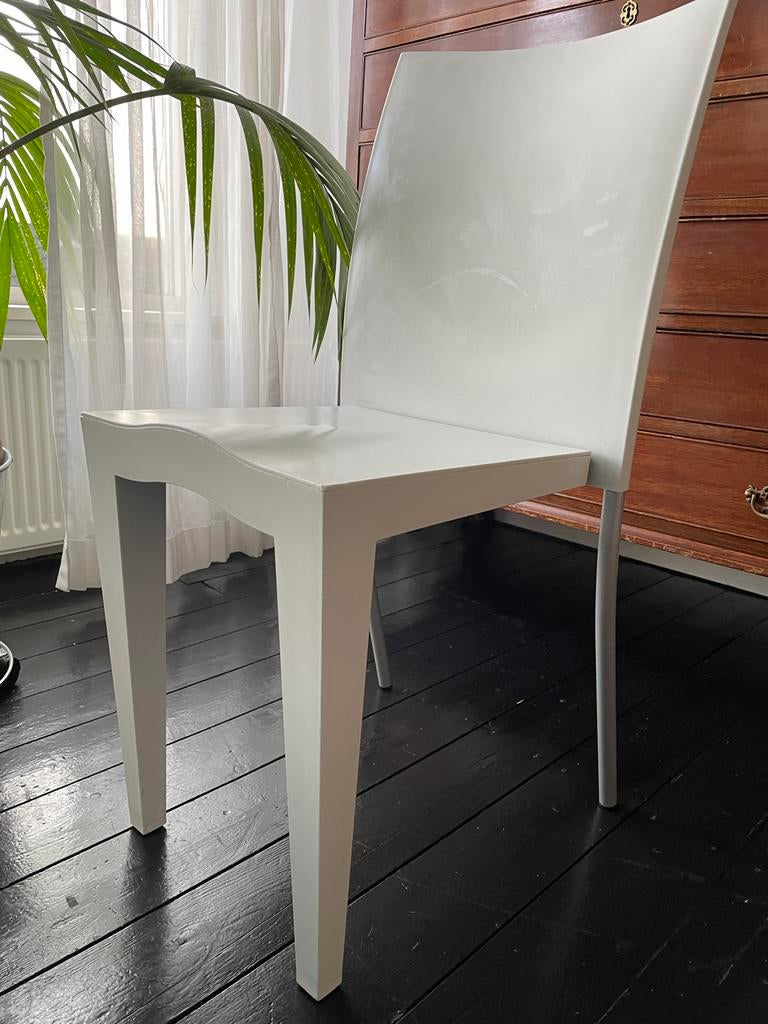 Kartell Miss Global Starck Design Stoel - Wit, Huis en Inrichting, Stoelen, Ophalen, Kunststof, Gebruikt, Wit