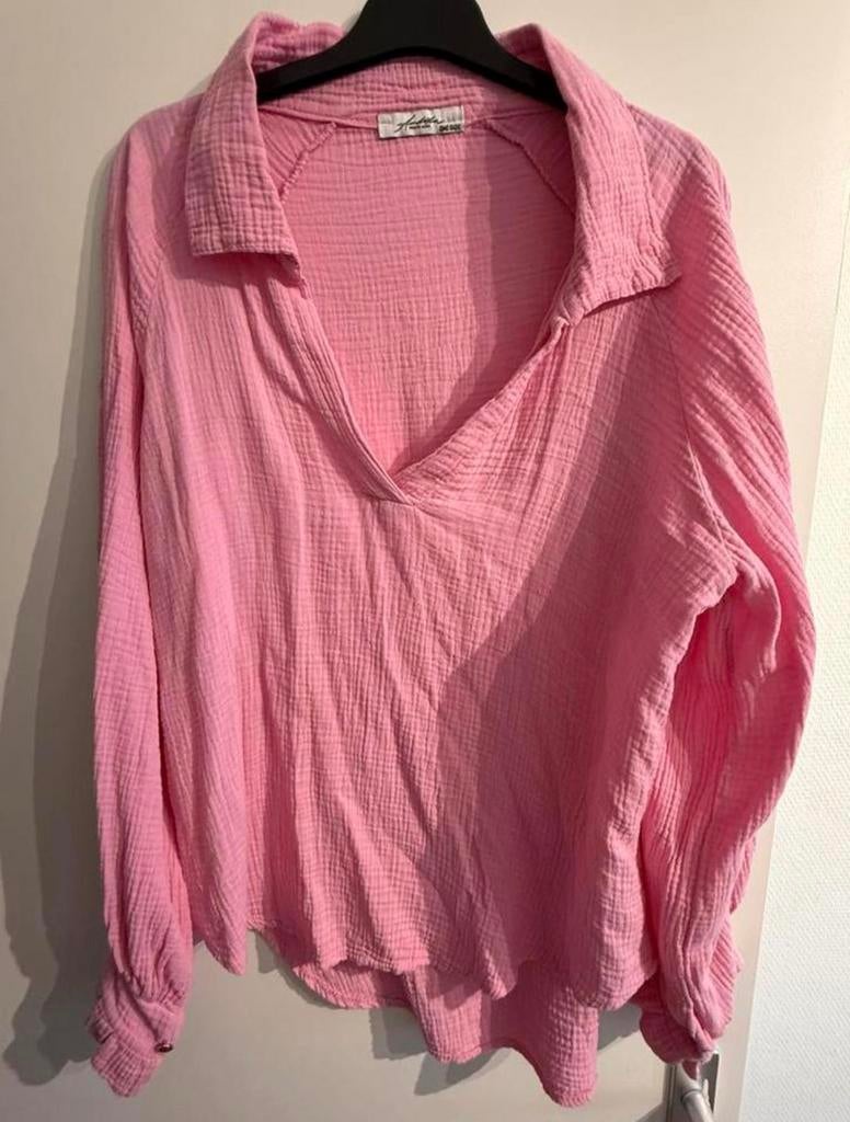 Ambika blouse, Kleding | Dames, Tops, Verzenden, Zo goed als nieuw, Maat 46/48 (XL) of groter, Korte mouw