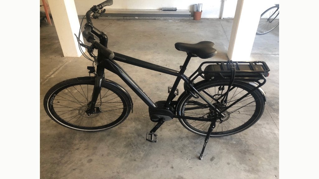 Elektrische fiets, Fietsen en Brommers, Fietsen | Heren | Herenfietsen, Versnellingen, Zo goed als nieuw, Schijfrem, Ophalen