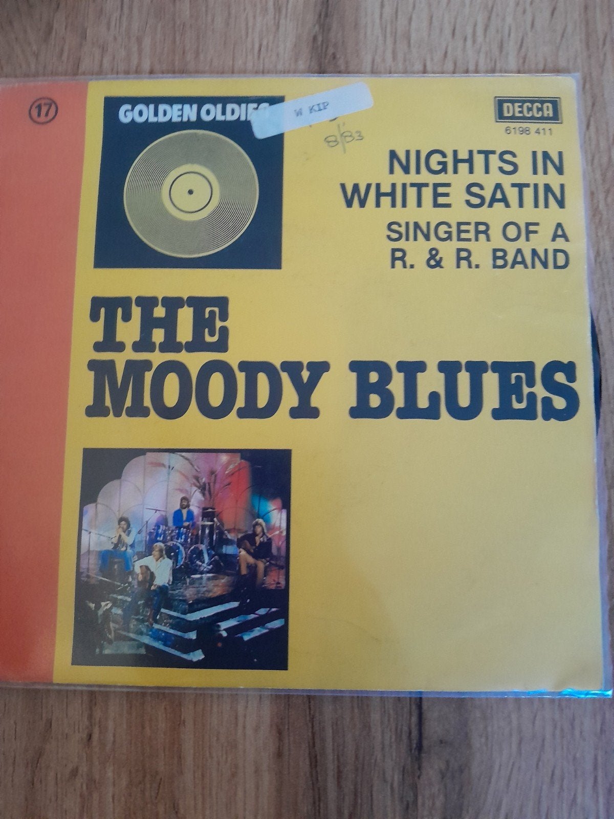 the moody blues 7inch nights in white satin, Ophalen of Verzenden, Zo goed als nieuw, Pop