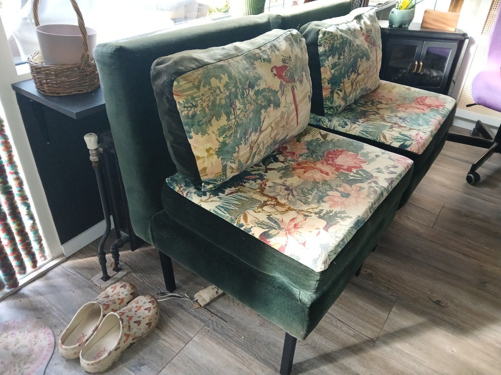 2 unieke stoelen, Huis en Inrichting, Stoelen, Ophalen, Gebruikt, Twee, Overige kleuren
