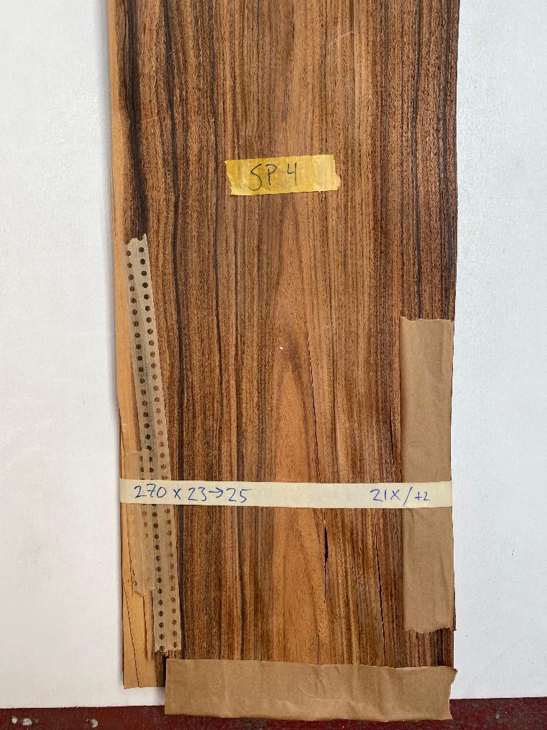 Santos Palissander Fineer - 21 vel - 270 x 24 cm - €20/m2, Ophalen of Verzenden, Nieuw, Meerdere media, Kunst en Creatief