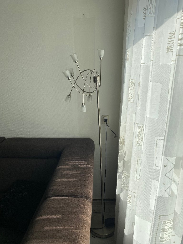 Staande lamp, Huis en Inrichting, Ophalen, Zo goed als nieuw, Glas, 150 tot 200 cm